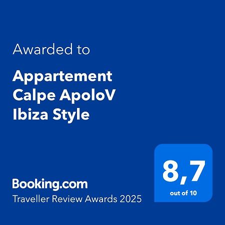Appartement Calpe Apolov Ibiza Style 외부 사진
