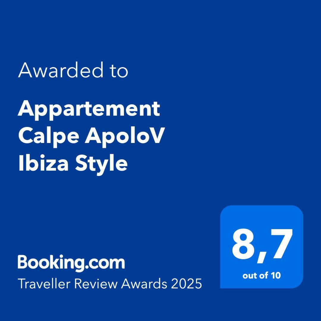 Appartement Calpe Apolov Ibiza Style 외부 사진